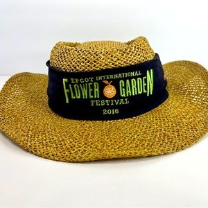 Disney Straw Hat Passholder EPCOT Flower And Garden Festival 2016